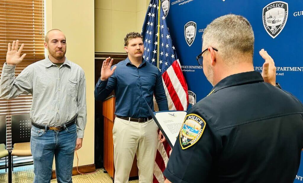 Gulfport Police welcome two new officers