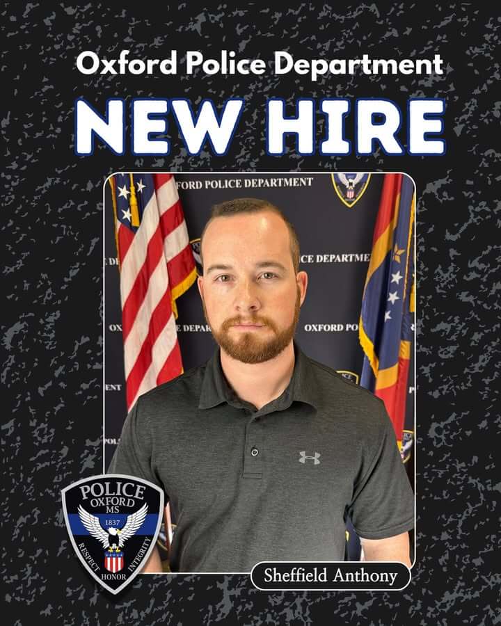 Oxford Police Department welcomes new patrol officer