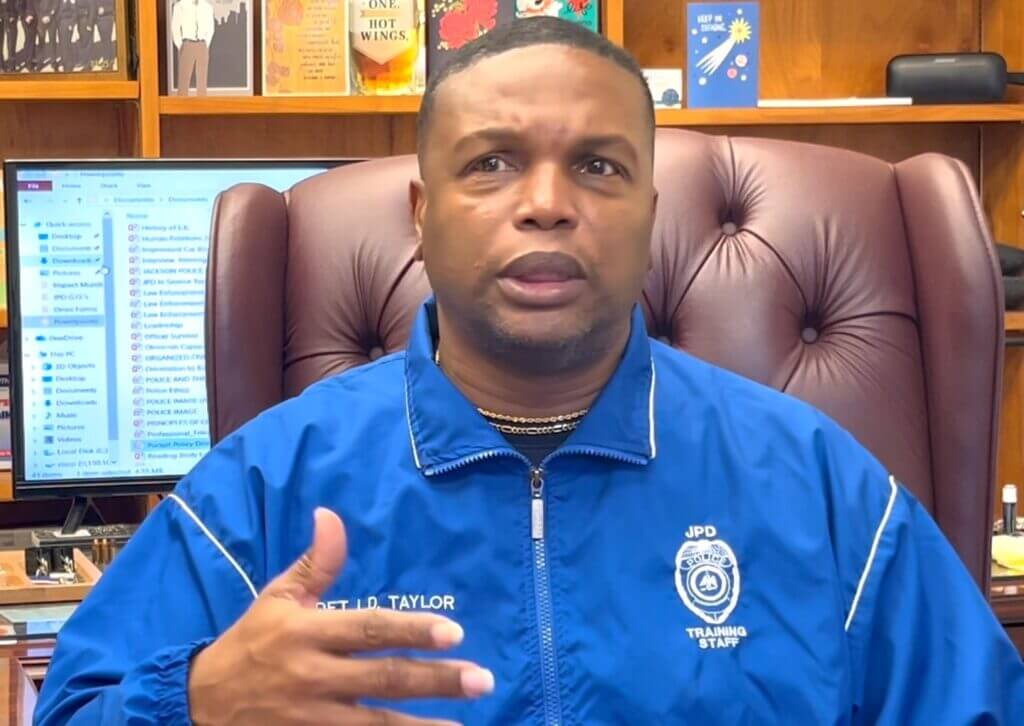 Sgt. Deon Taylor serves as JPD training coordinator