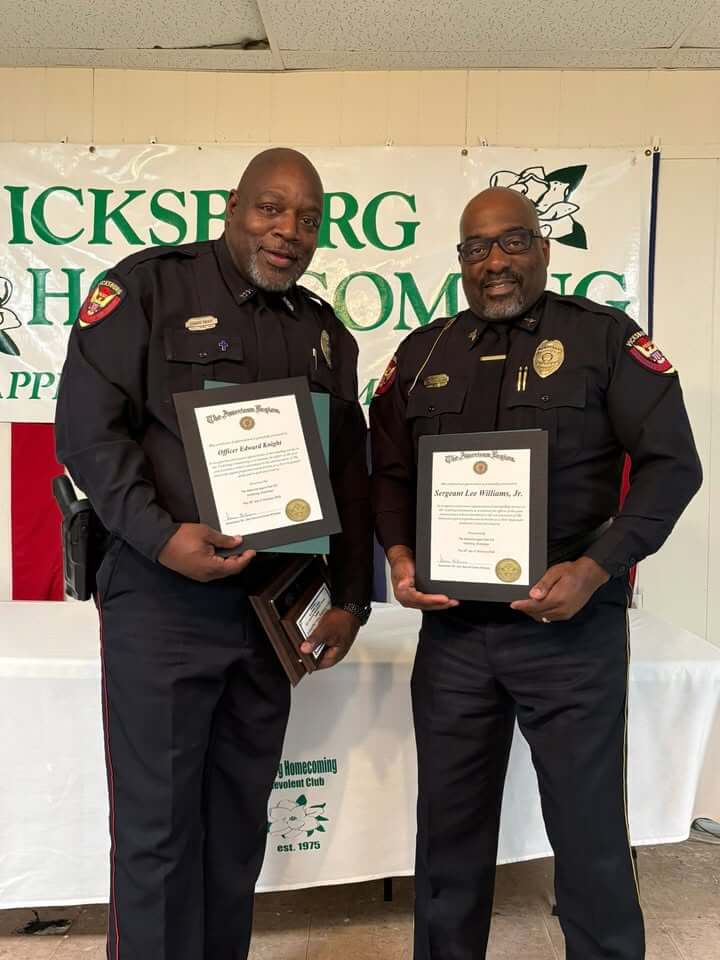 Vicksburg officer Knight wins 2026 Officer of the Year