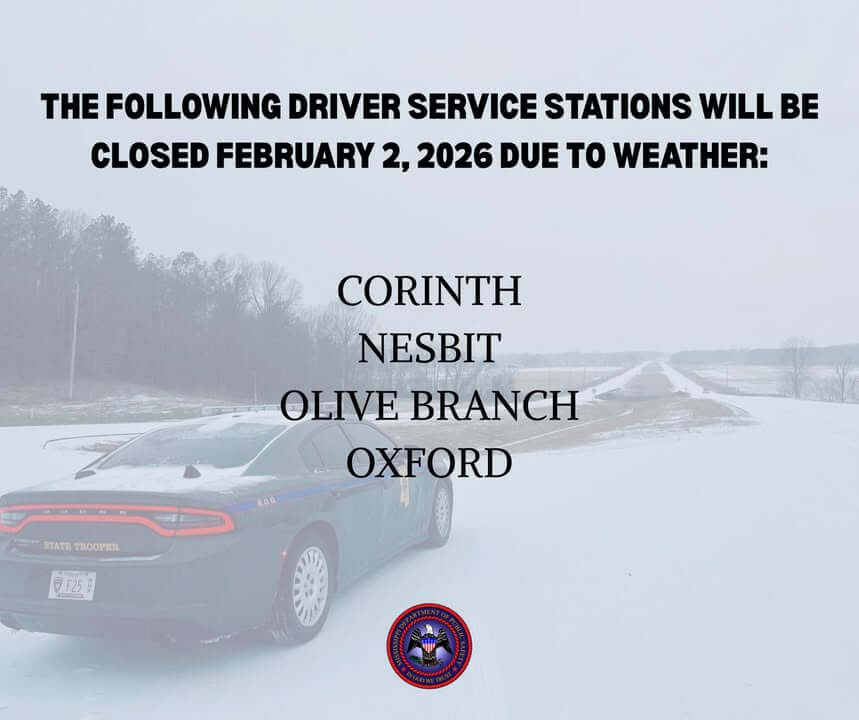 Driver Service locations close Feb. 2 amid winter storm