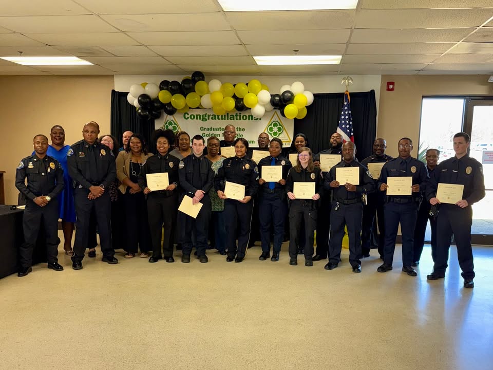 Starkville police celebrate officers' graduation from crisis intervention training