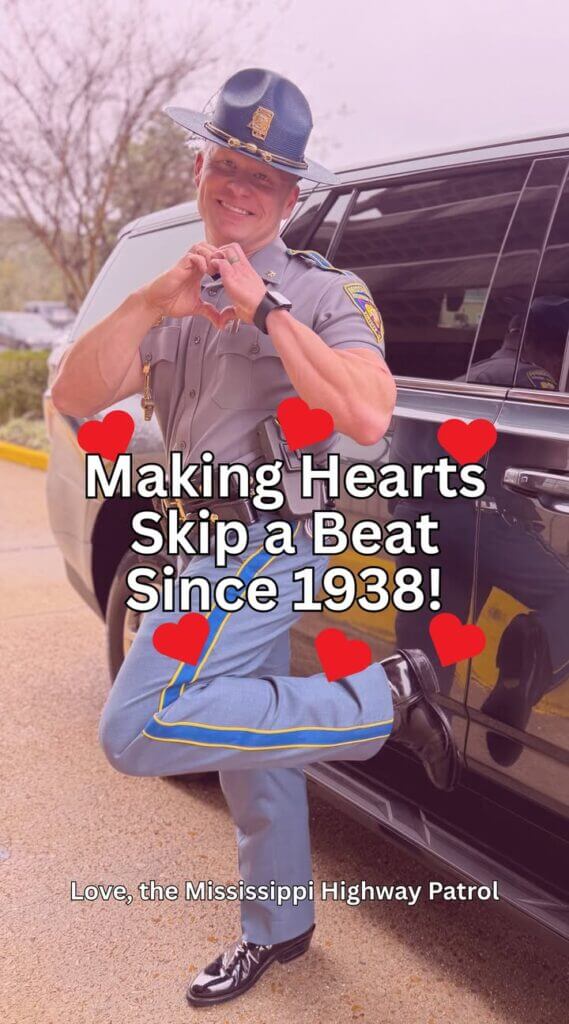 Mississippi Department of Public Safety posts Valentine's Day safety message