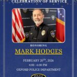 Oxford reads retirement proclamation for Lieutenant Mark Hodges Oxford reads retirement proclamation for Lieutenant Mark Hodges