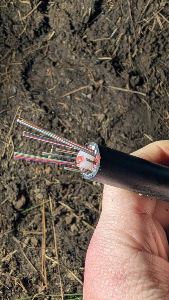 Mainline fiber cut disrupts internet, delays power restoration