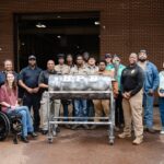 PRCC welding students build grill for Hattiesburg police PRCC welding students build grill for Hattiesburg police