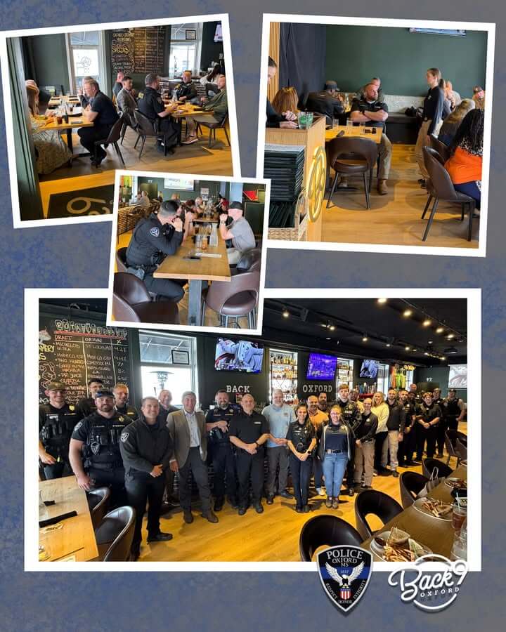 Back 9 hosts First Responders appreciation lunch
