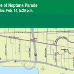 Police begin closing intersections along Krewe of Neptune route at 3:45 p.m. Police begin closing intersections along Krewe of Neptune route at 3:45 p.m.