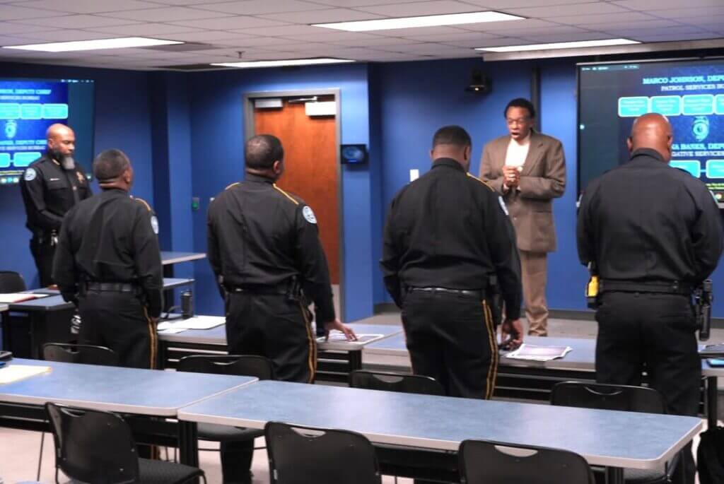 Jackson Police Department holds weekly realtime command meeting