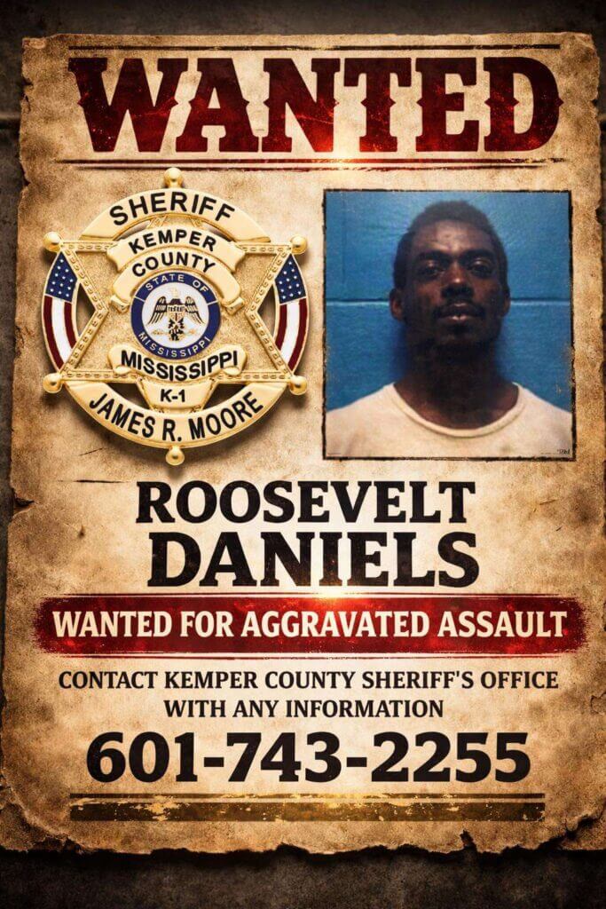 Kemper County sheriff seeks public help locating man wanted on aggravated assault charge