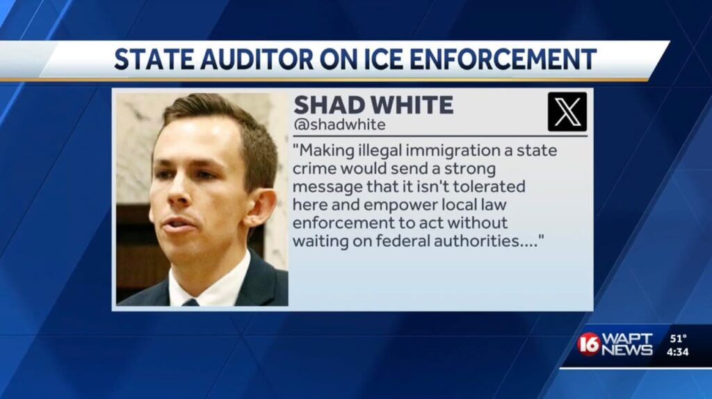 Mississippi auditor puts illegal immigration on 2026 legislative agenda