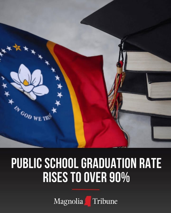 Mississippi high school graduation rate tops 90 percent