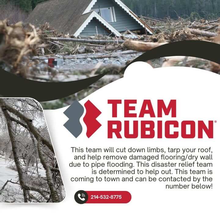 Team Rubicon mobilizes to area, offers assistance