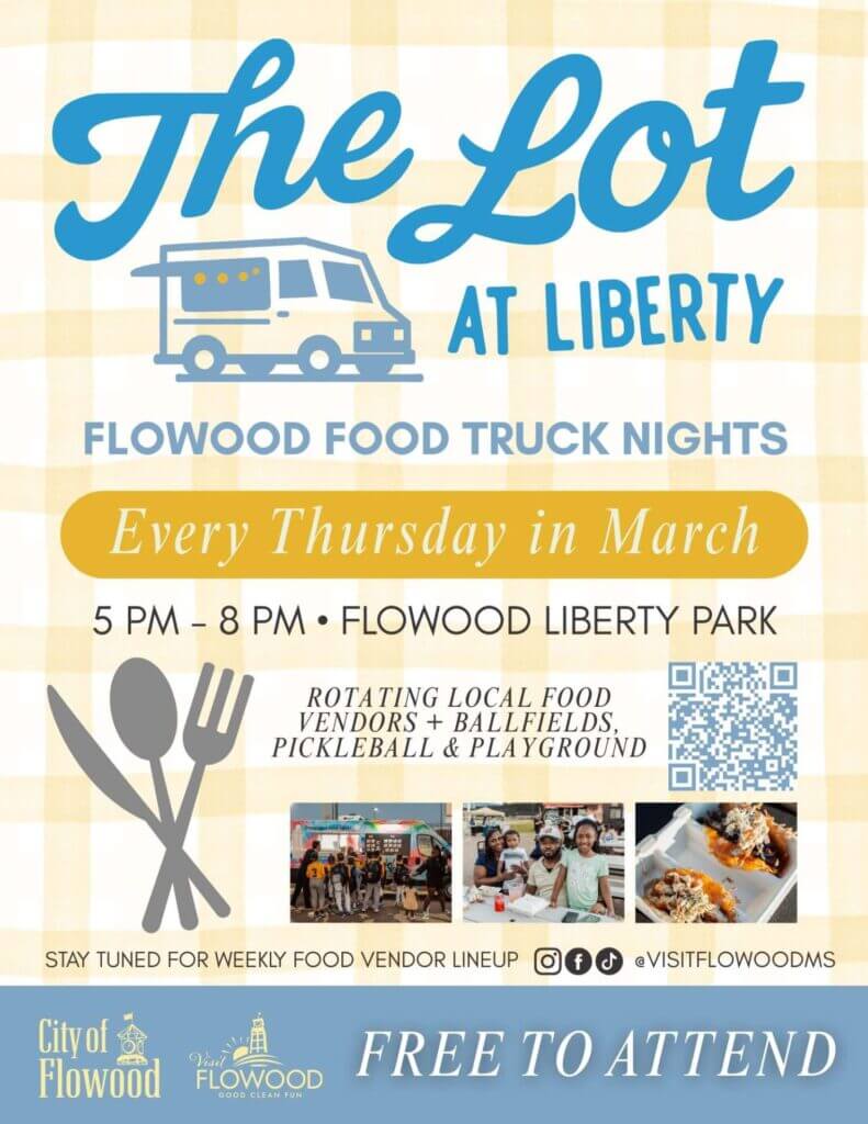Lot at Liberty returns to Flowood's Liberty Park for March food series
