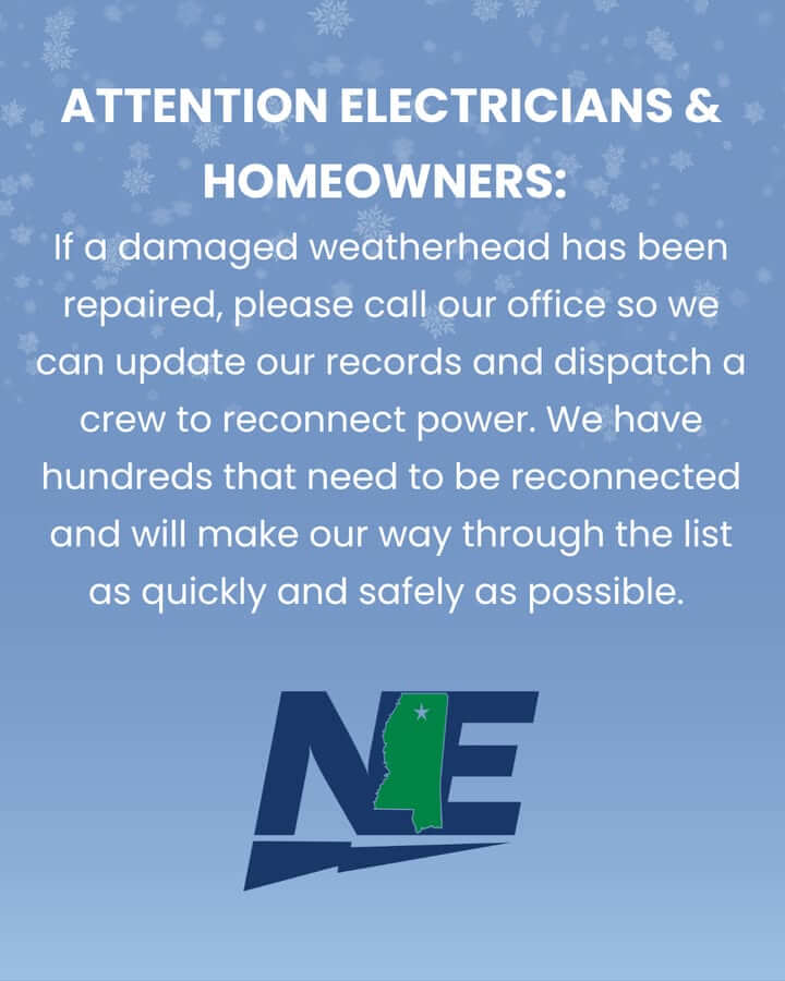 Utility asks electricians, homeowners to report repaired weatherheads