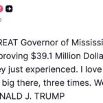 Mississippi official says Trump approves disaster declaration request Mississippi official says Trump approves disaster declaration request
