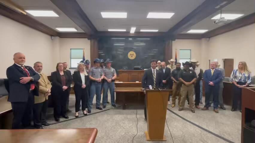 District Attorney Herring holds press conference on Operation Overload