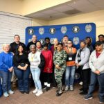 Officer Kjellin briefs Citizens Police Academy on hostage negotiations Officer Kjellin briefs Citizens Police Academy on hostage negotiations