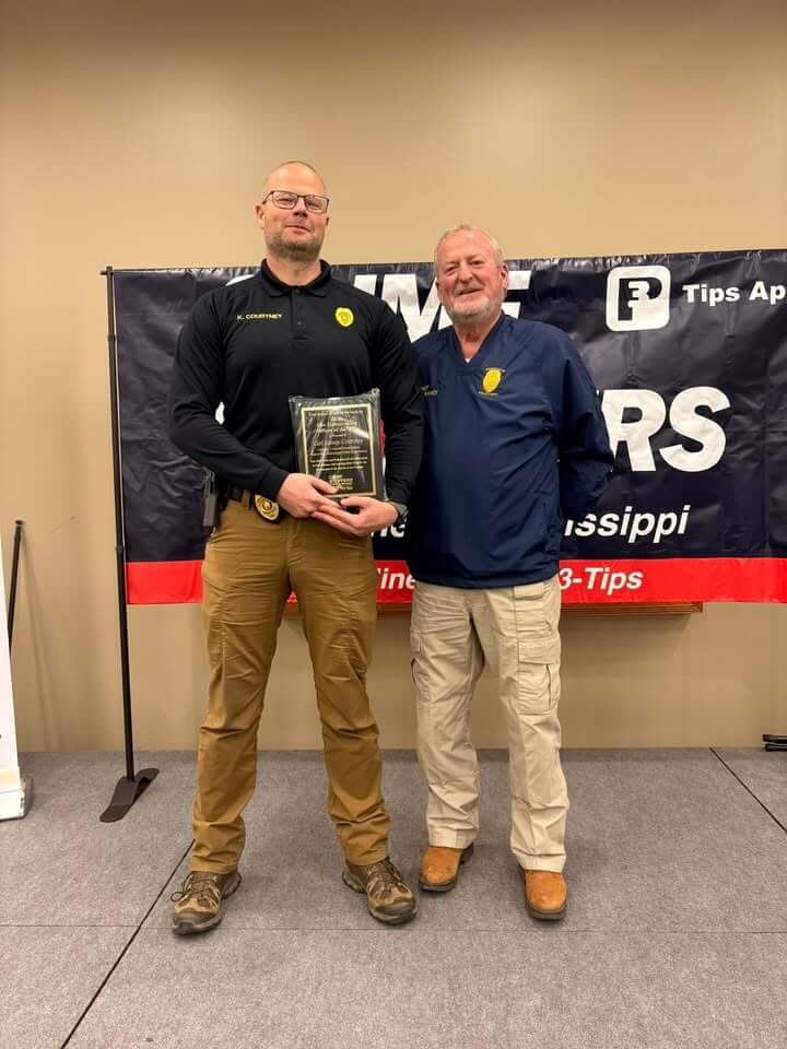 Booneville detective captain named 2025 Crime Stoppers officer of year