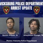 Authorities arrest two Vicksburg homicide suspects in Indiana Authorities arrest two Vicksburg homicide suspects in Indiana