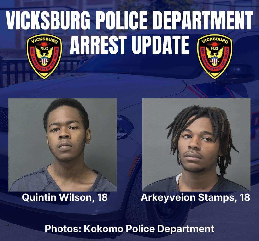 Authorities arrest two Vicksburg homicide suspects in Indiana ...