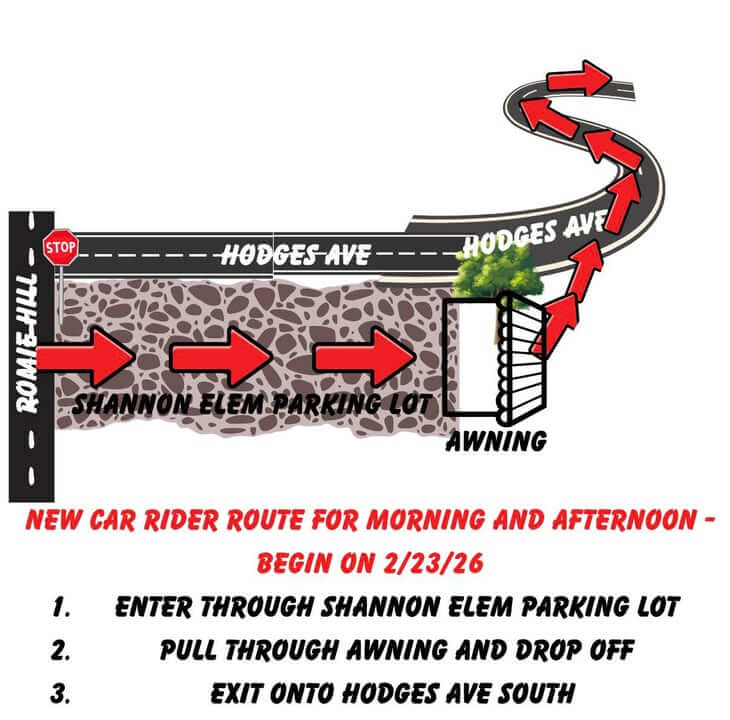 SES enforces new car rider map starting Feb. 23