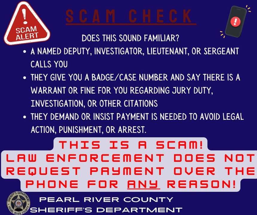 PRCSO warns public about scam calls demanding money
