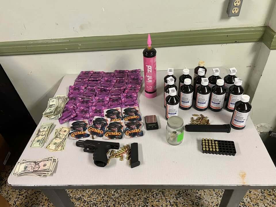 Deputy stops vehicle on Highway 49, arrests two