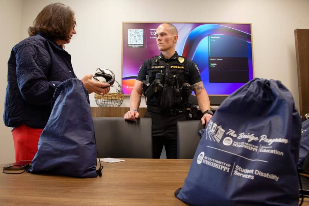 Oxford police receive sensory kits from Ole Miss