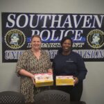 Idella Williamson with Delta Specialty Hospital provides breakfast to staff Idella Williamson with Delta Specialty Hospital provides breakfast to staff