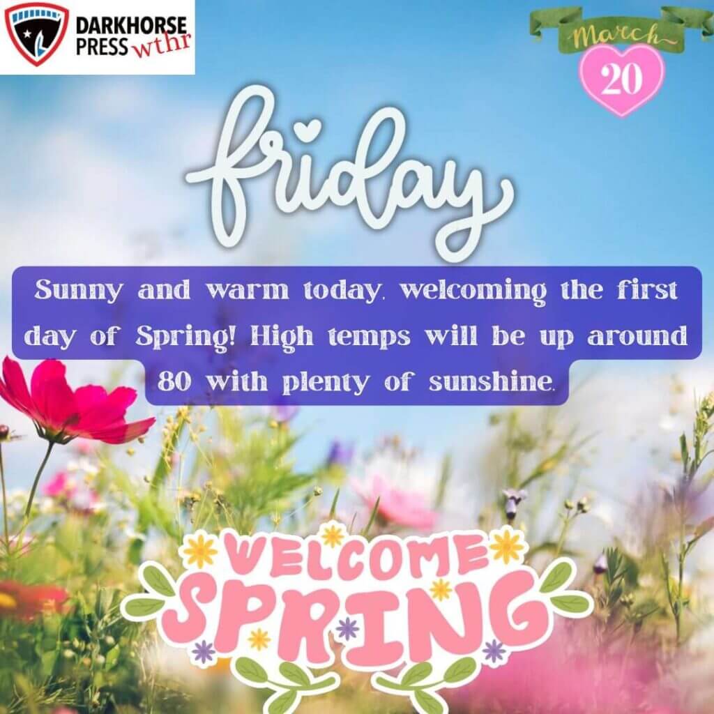 First day of spring brings sunshine, warm temps
