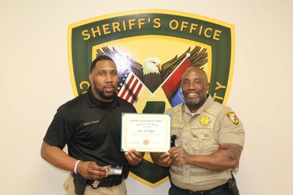Deputy Jovas Haynes earns February employee of month