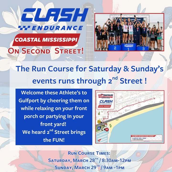 Second Street closes for CLASH triathlon this weekend