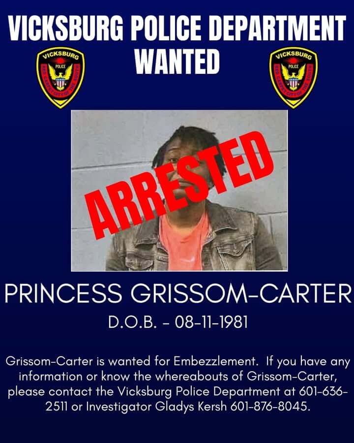Vicksburg police post message on Facebook