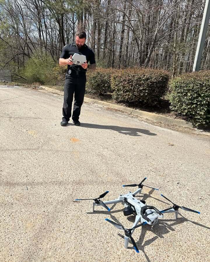 Oxford police use drones to survey storm-damaged waterways