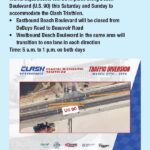 Biloxi police warn Beach Boulevard traffic affected by Clash Triathlon Biloxi police warn Beach Boulevard traffic affected by Clash Triathlon