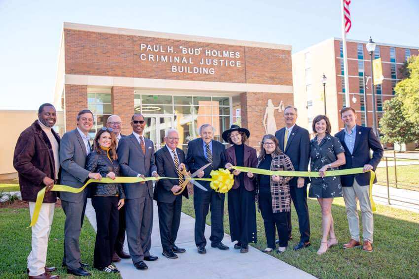 USM opens Paul H. "Bud" Holmes Criminal Justice Building