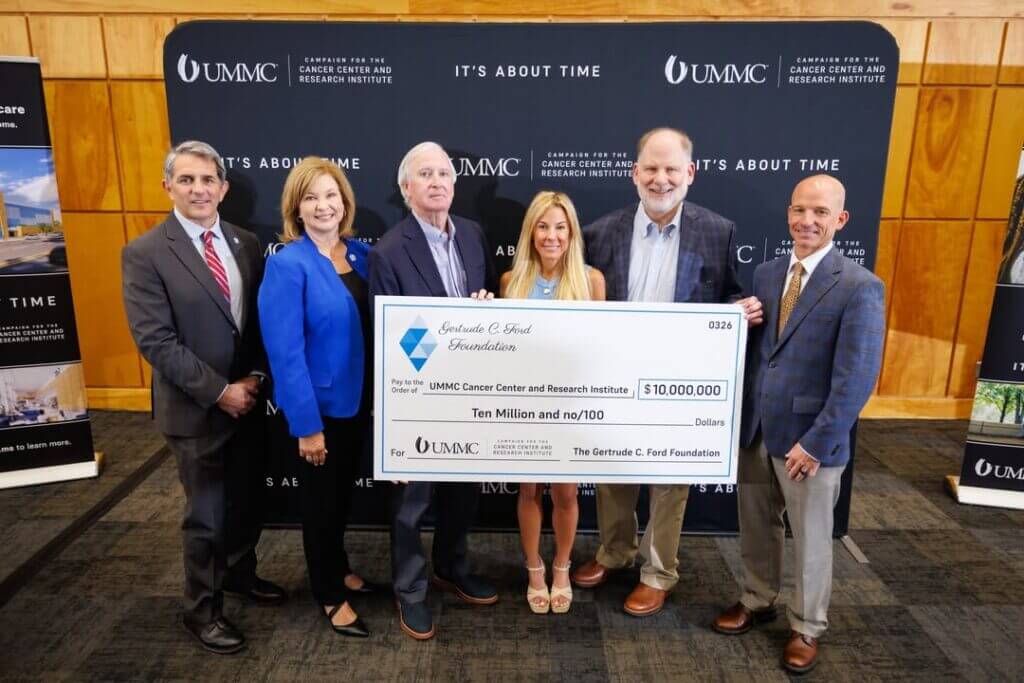 UMMC reaches $100 million toward cancer center, research institute goal