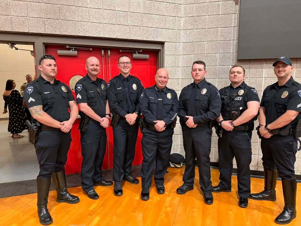 Starkville police welcome two officers after academy graduation