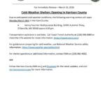 Harrison County opens cold-weather shelters Monday Harrison County opens cold-weather shelters Monday