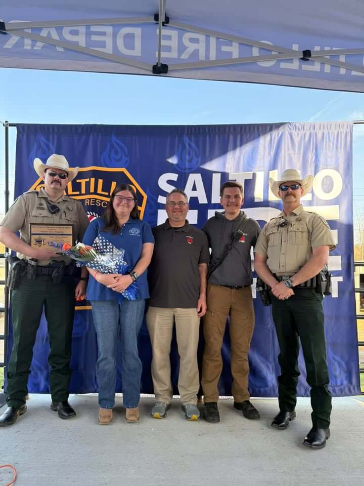 Lee County sheriff's office honored at Saltillo Fire Department event