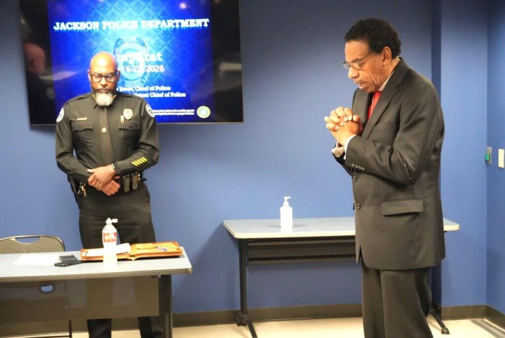 Jackson Police Department posts photos from weekly CompStat meeting