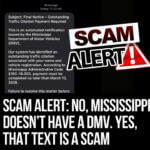 Scam texts impersonate Mississippi 'DMV,' officials warn Scam texts impersonate Mississippi 'DMV,' officials warn
