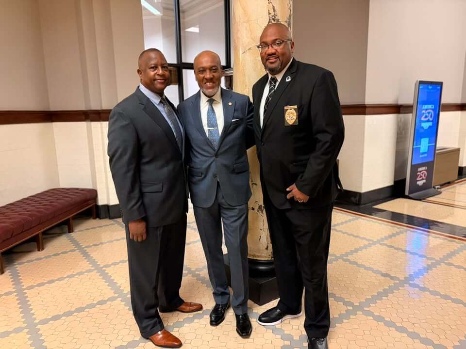 Chief Sims leads NOBLE meeting at State Capitol