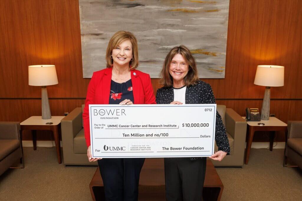 Bower Foundation commits $10M to UMMC cancer center construction
