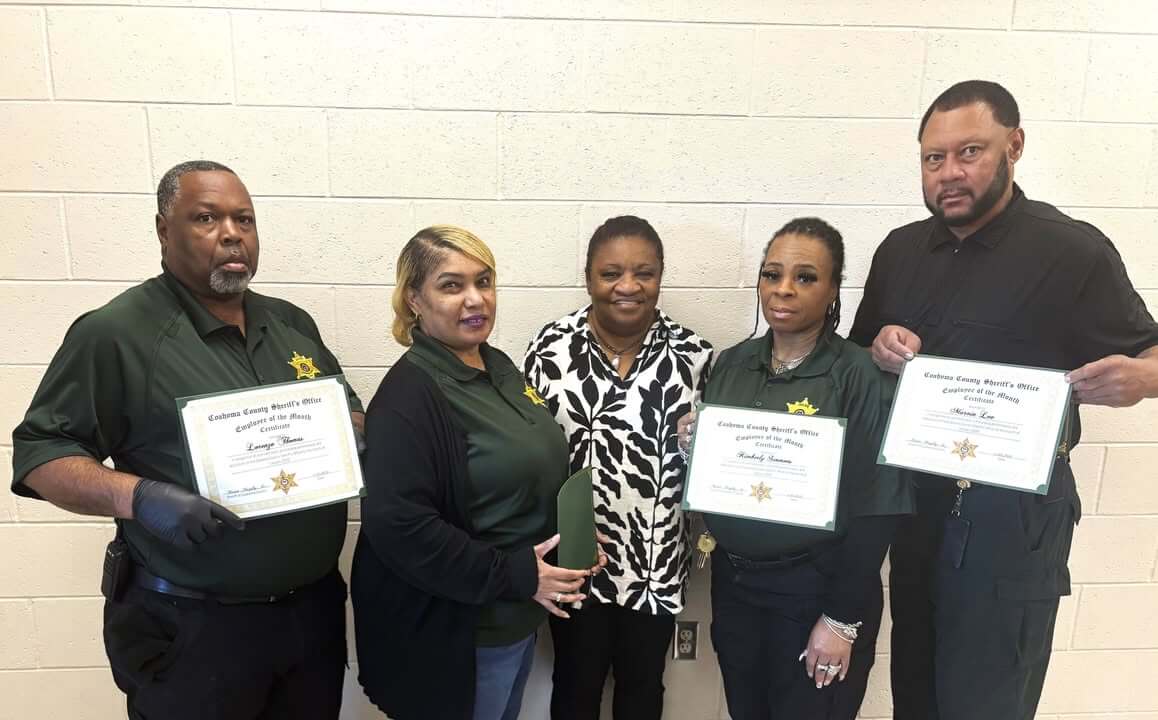 Shca Orderly Jail staff named January employees of month after ACA accreditation ...