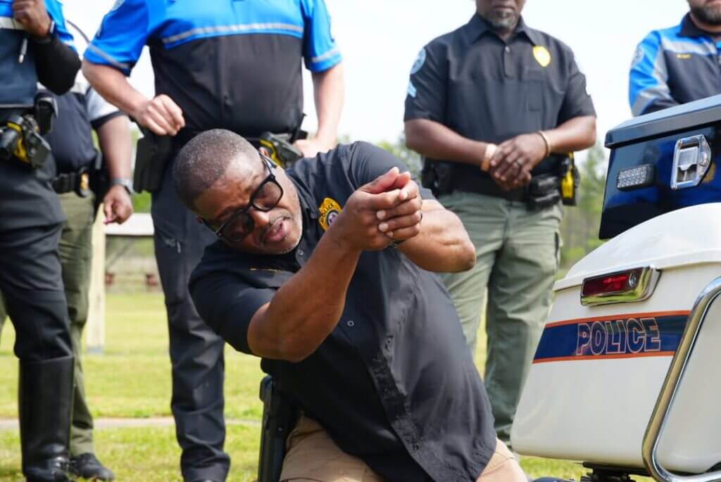 Jackson police conduct motorcycle tactical training
