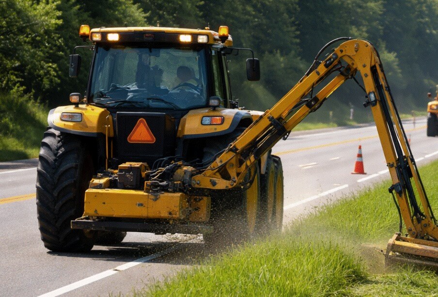 Road crews prepare for grass-cutting season