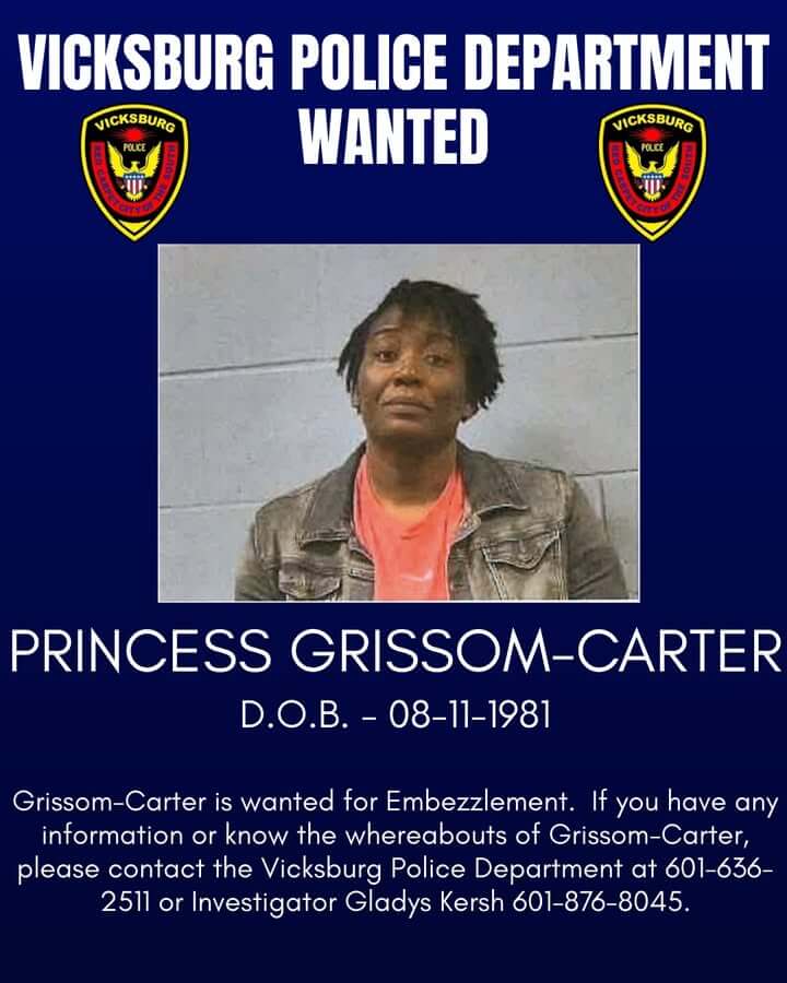 Vicksburg police post on Facebook