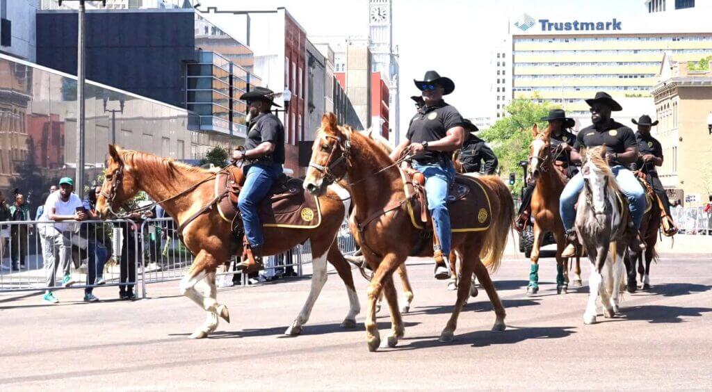 Jackson, Hinds County officers ride in St. Paddy's Day parade
